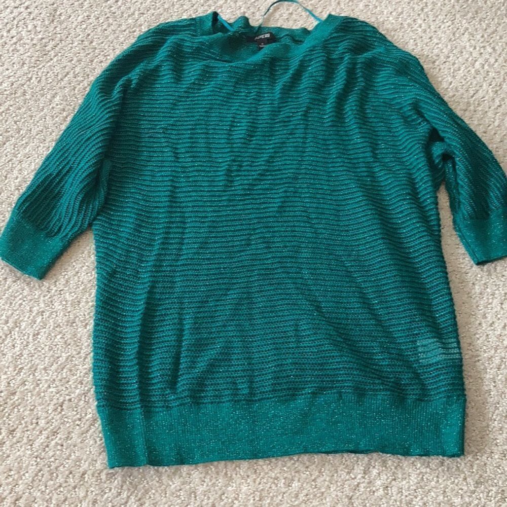 Green sparkly sweater  